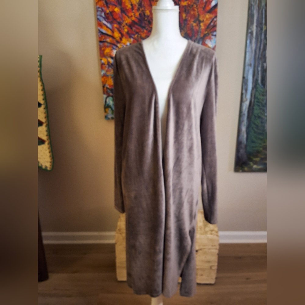 Hyfve Taupe Long Sleeve CORD DUSTER